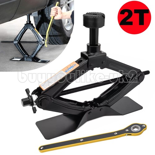 Large base scissor jack - 2t,