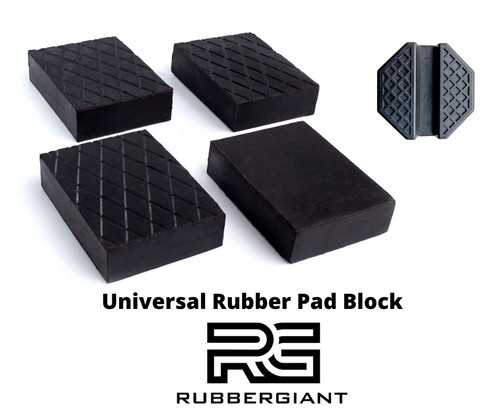 Jacking beam rubber support - beam,