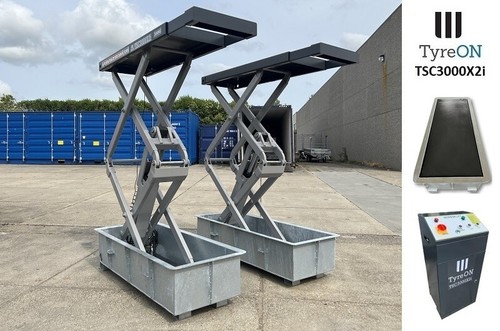 Underfloor lift scissor lift