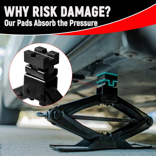 Scissor jack pads - scissor, car