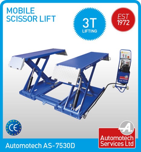 Mobile scissor car lift - mobile,